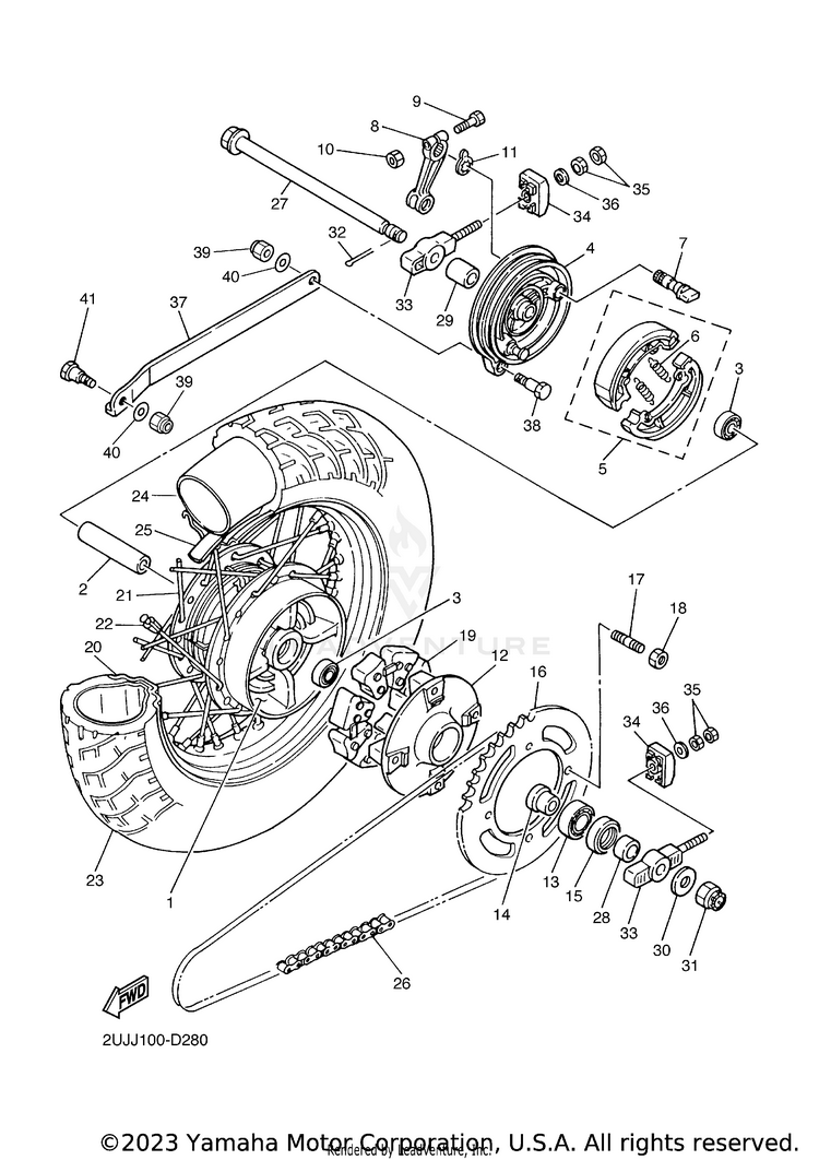 Rear Wheel Schematic
