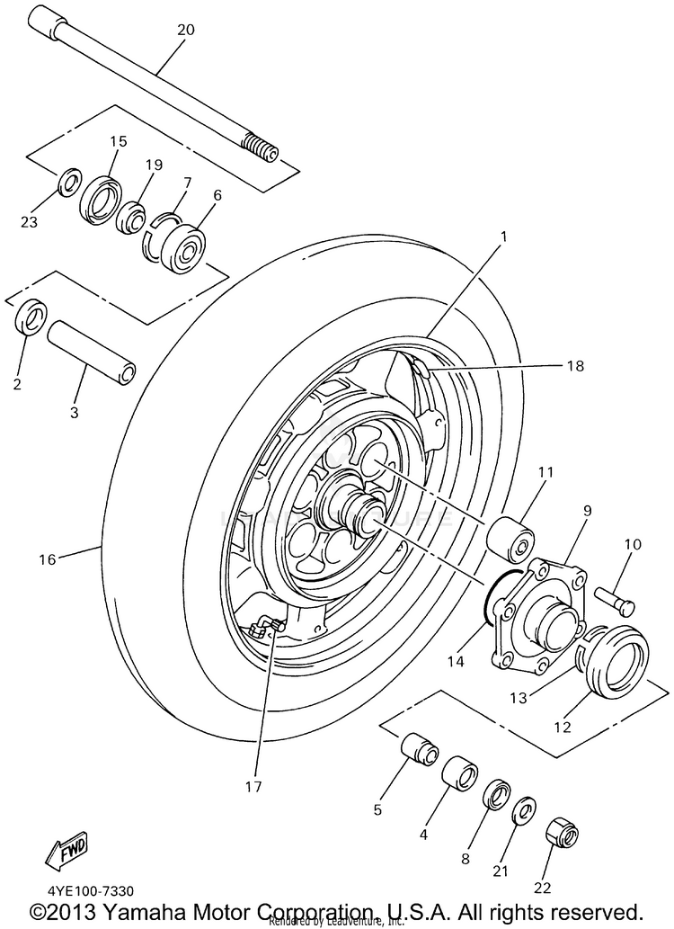 Rear Wheel Schematic