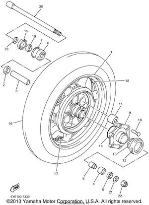 Rear Wheel Schematic