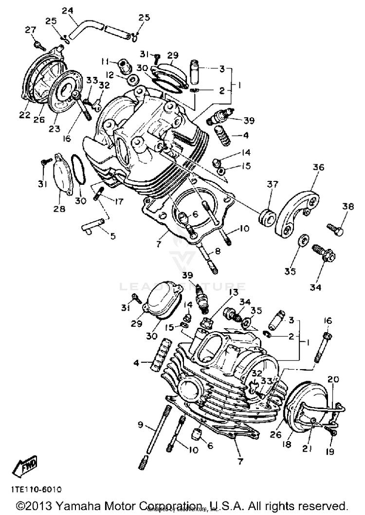Cylinder Head Schematic