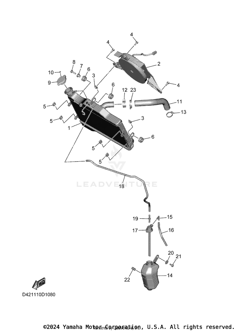 Radiator & Hose Schematic