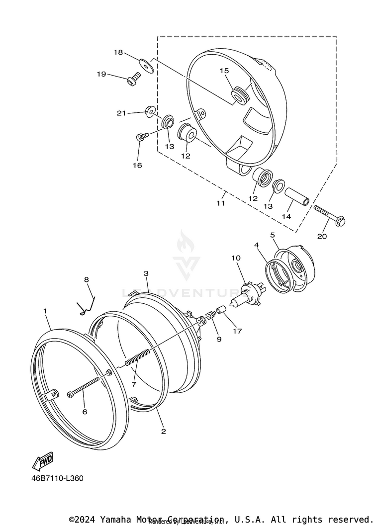 Headlight Schematic