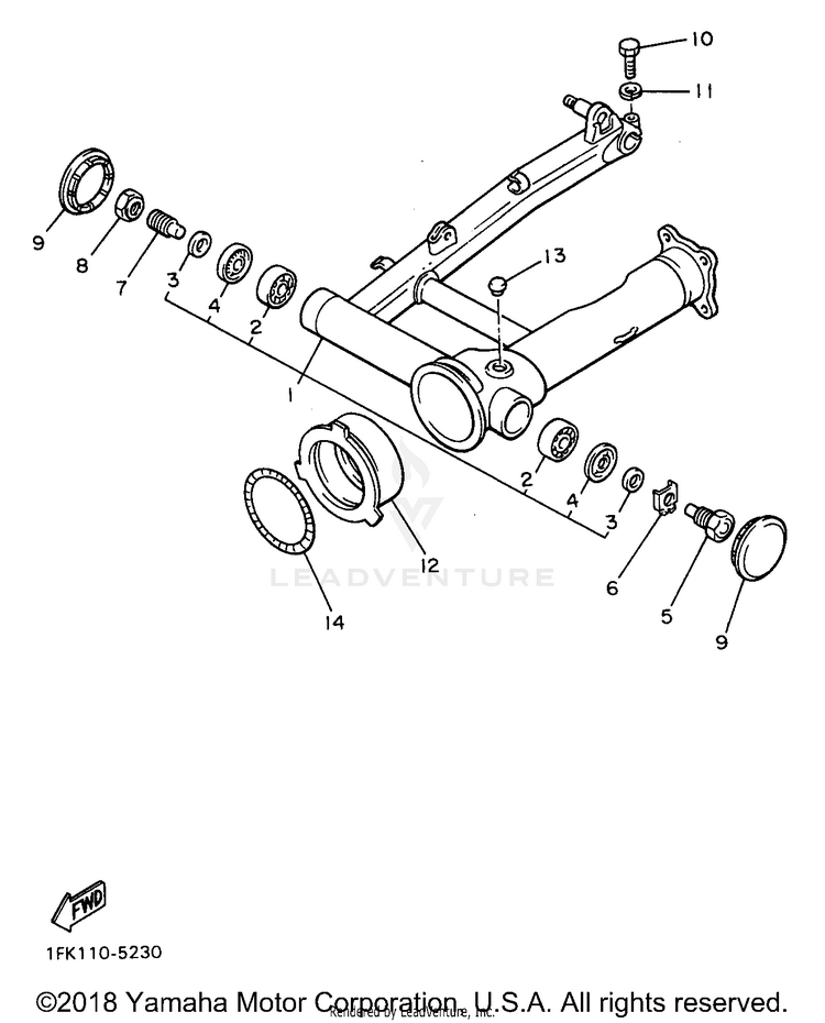 Rear Arm Schematic