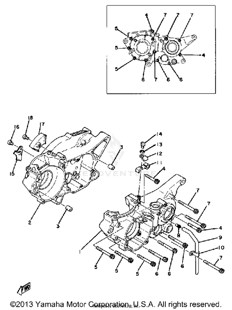 Crankcase Schematic