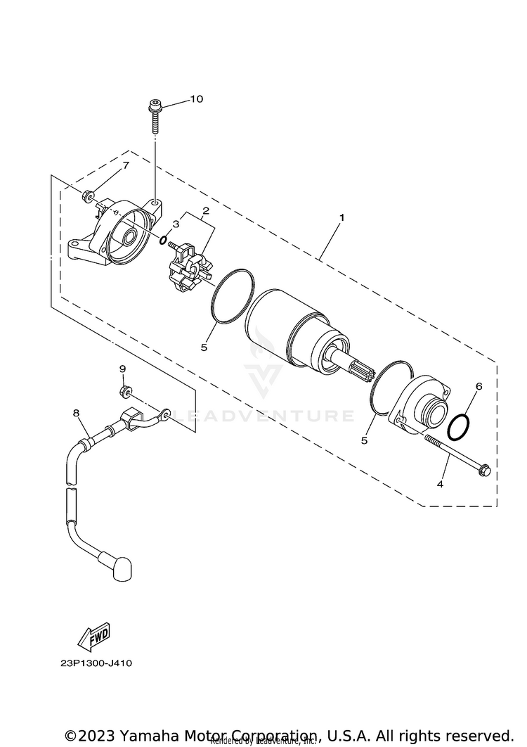 Starting Motor Schematic