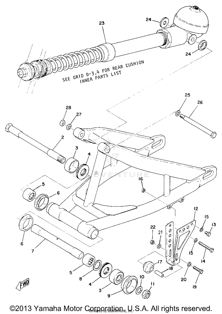 Rear Arm - Rear Cushion Schematic