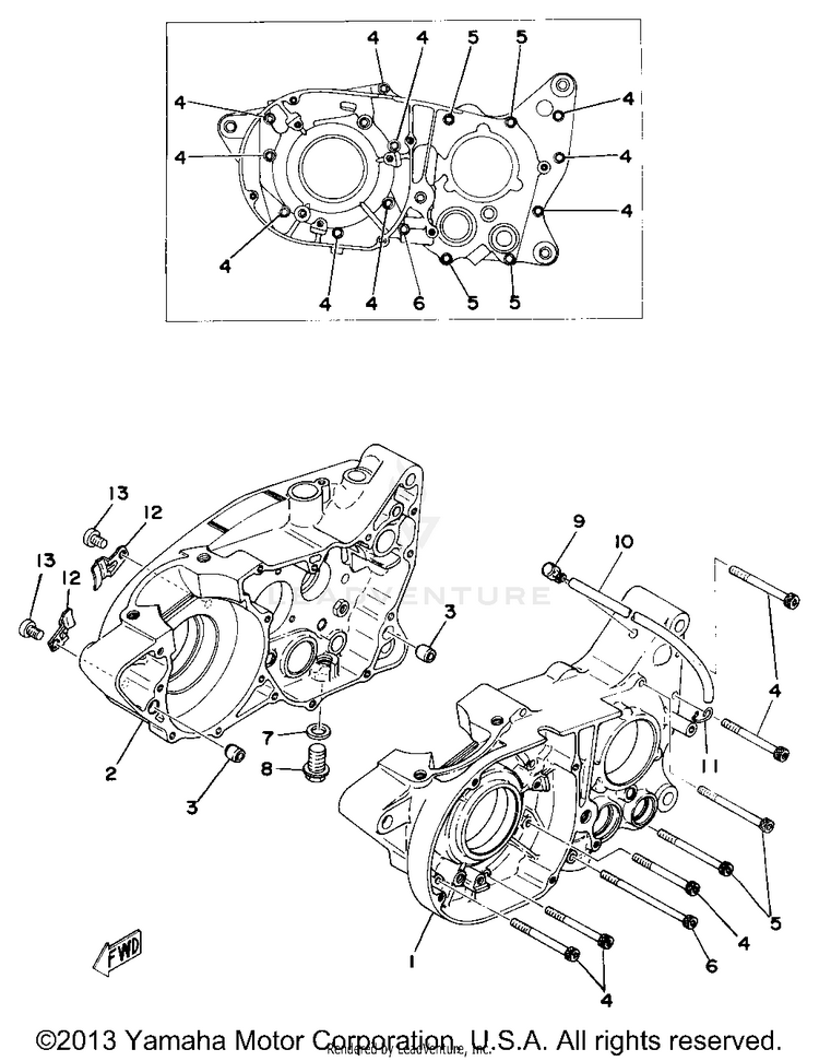 Crankcase Schematic