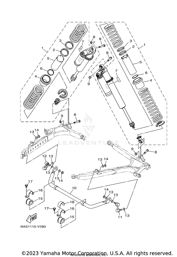 Rear Suspension Schematic