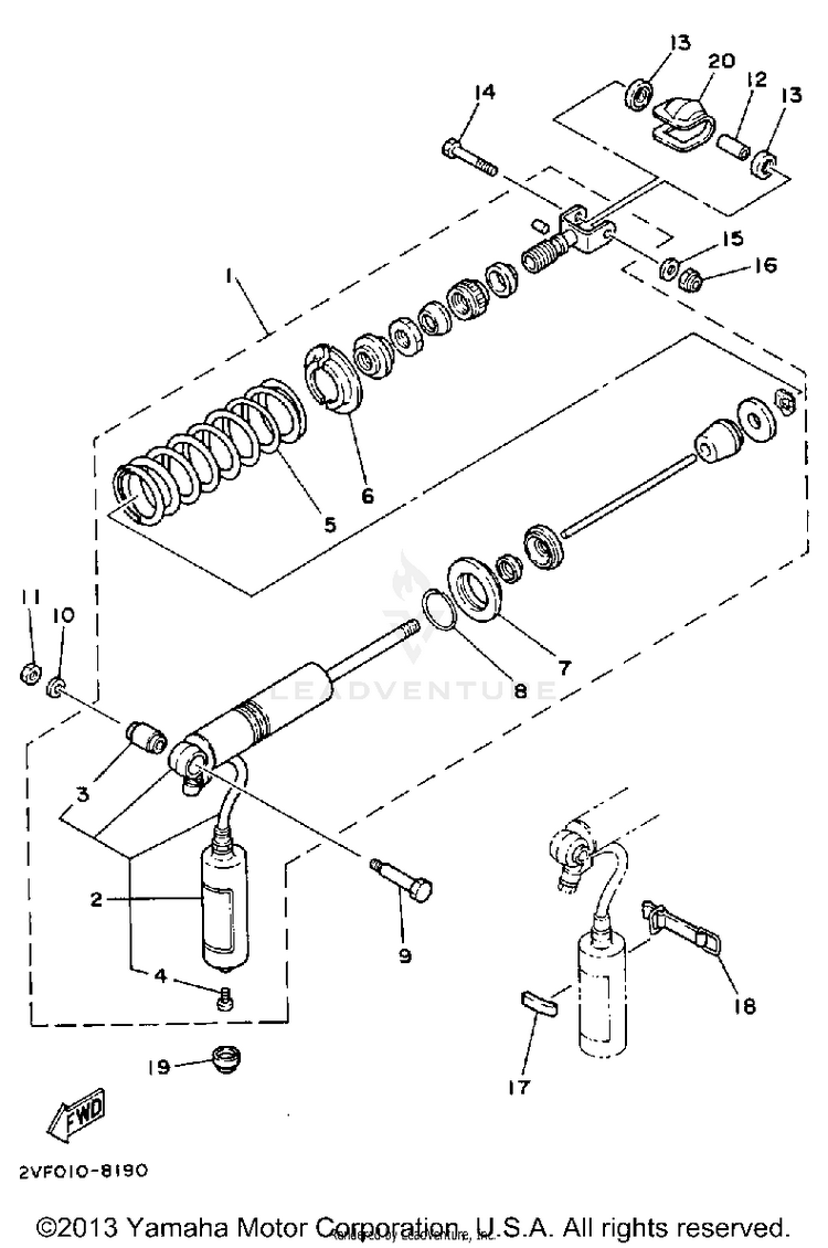 Rear Shocks Schematic