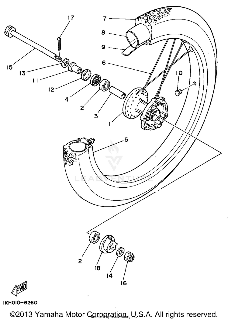 Front Wheel Schematic