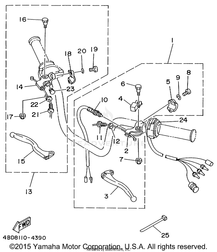Handle Switch Lever Schematic