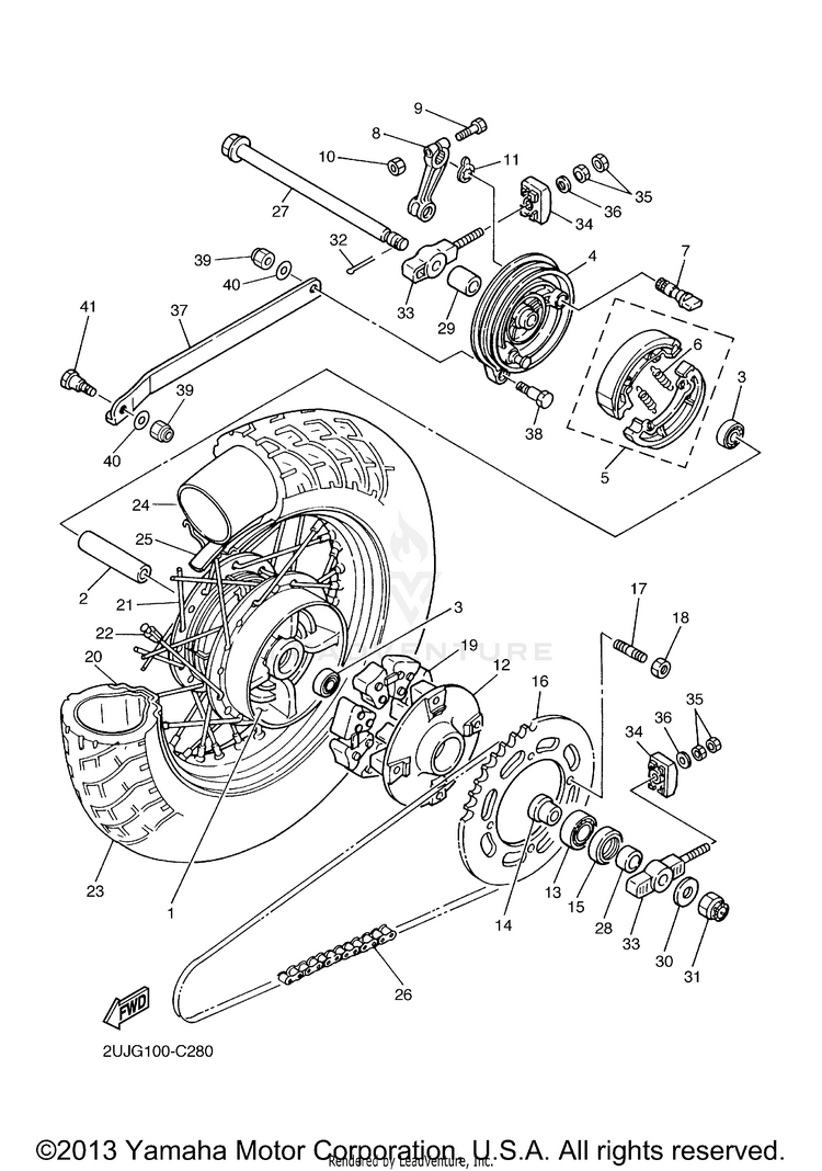 Rear Wheel Schematic