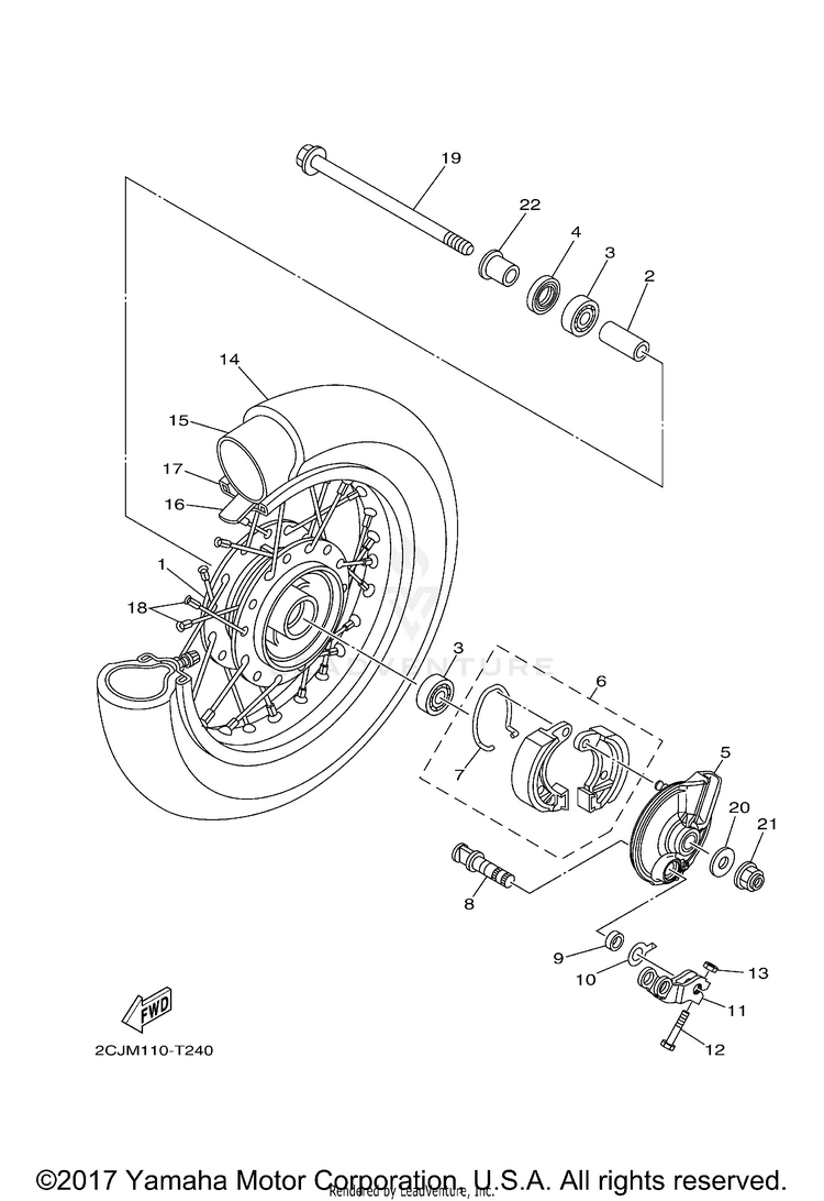 Front Wheel Schematic