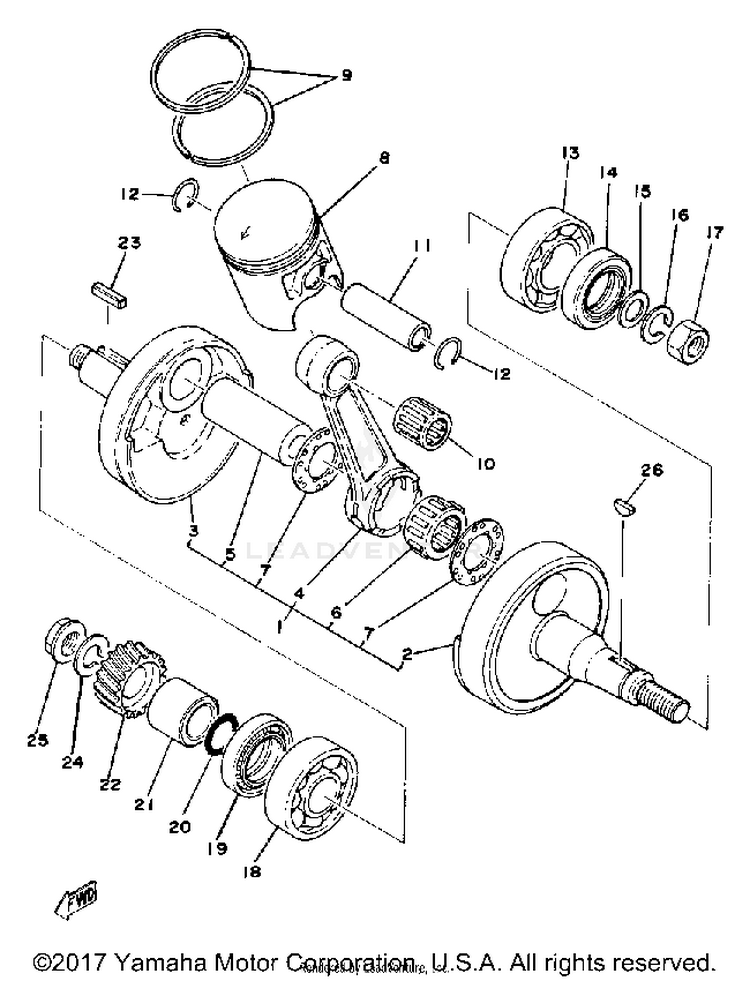Crank Piston Schematic