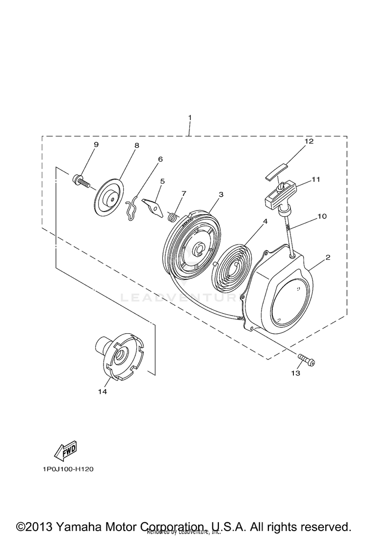 Starter BIG BEAR 250 - YFM25BYB - 2009 Schematic