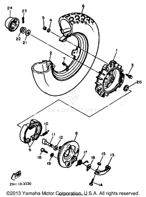 Rear Wheel Schematic