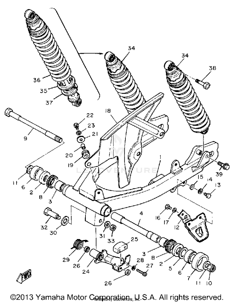 Rear Arm-Suspension Schematic