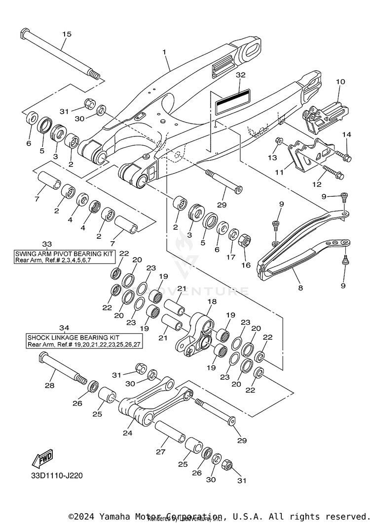 Rear Arm Schematic