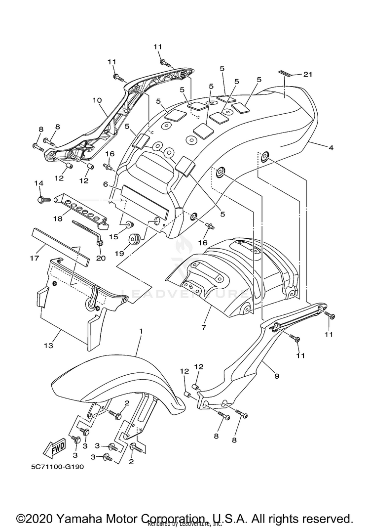 Fender RAIDER - XV19CXCB - 2008 Schematic