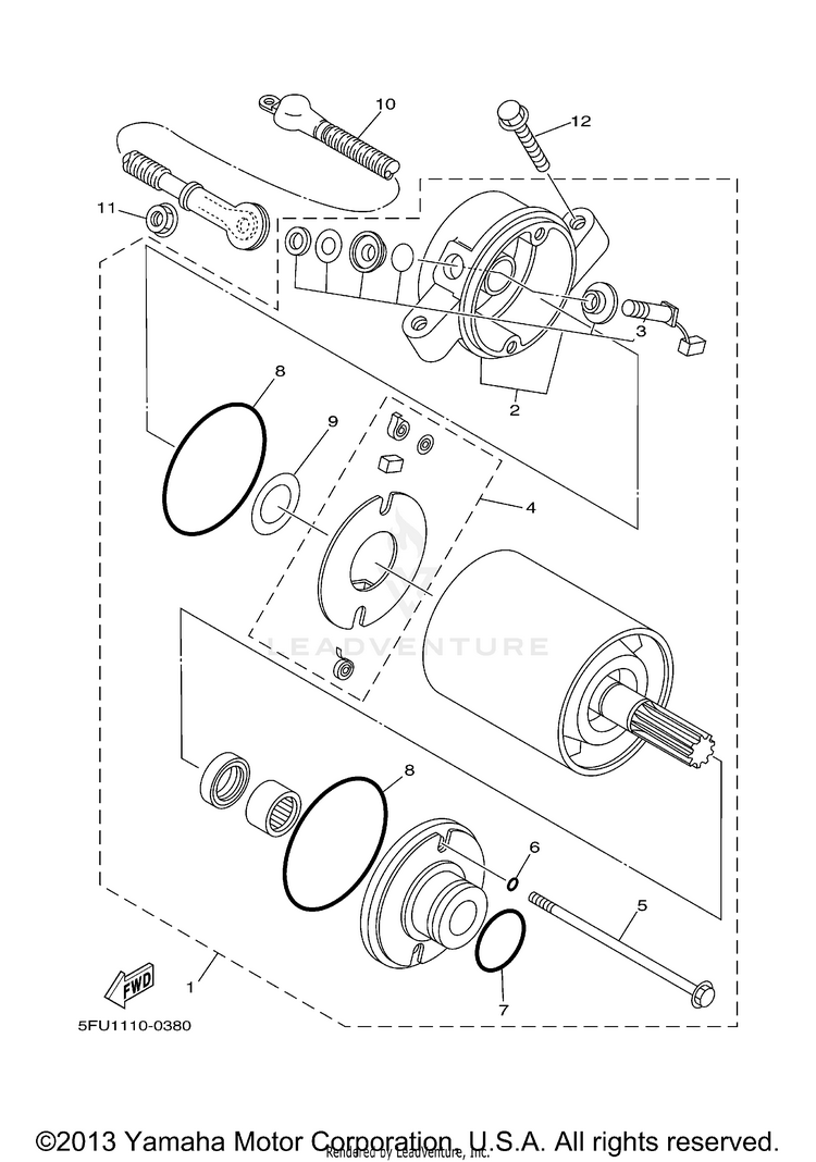 Starting Motor Schematic