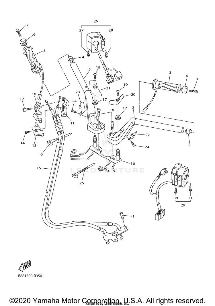 Steering Handle Cable Schematic