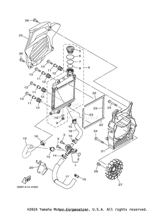 Radiator & Hose Schematic
