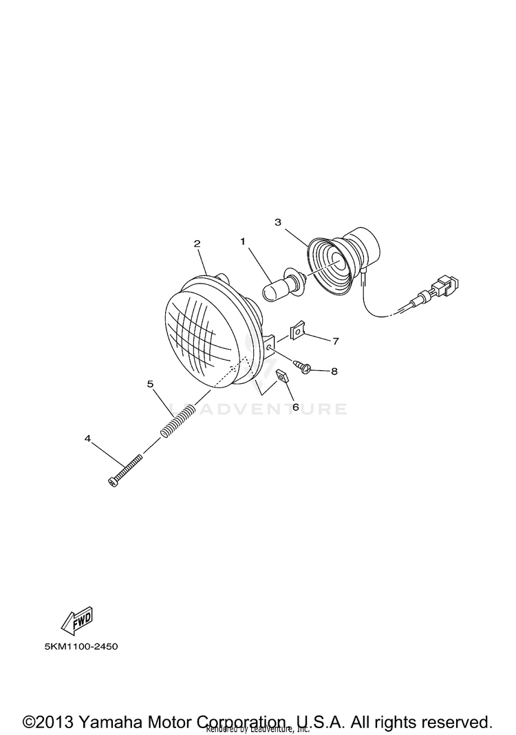 Headlight Schematic