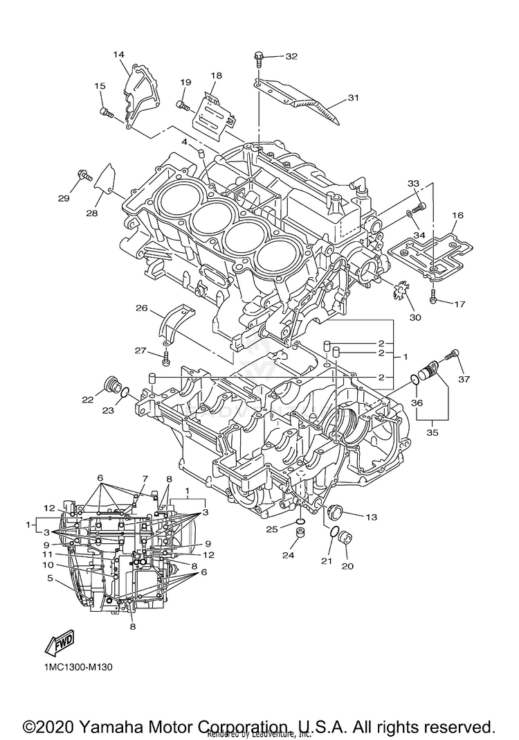Crankcase Schematic