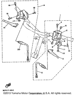 Handle Switch - Lever Schematic