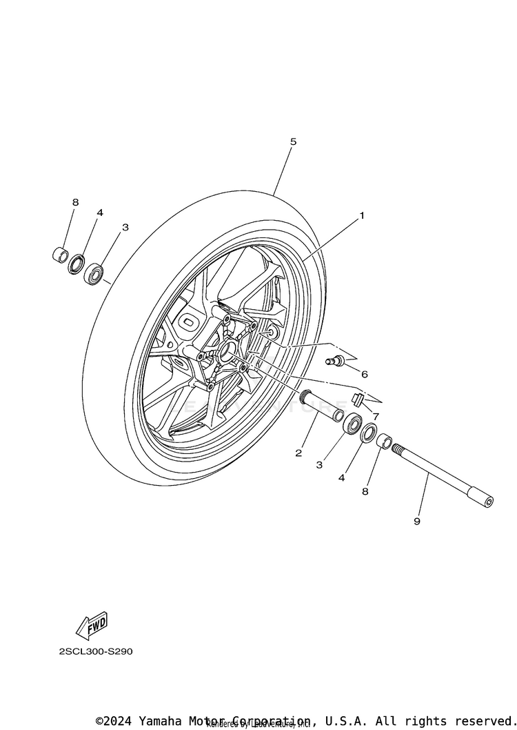 Front Wheel Schematic