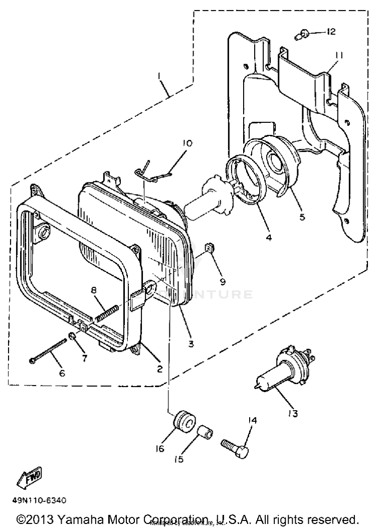 Headlight Schematic