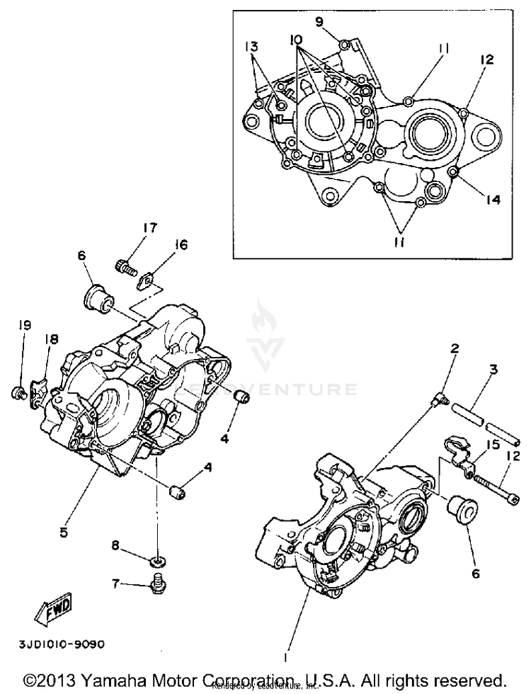 Crankcase Schematic