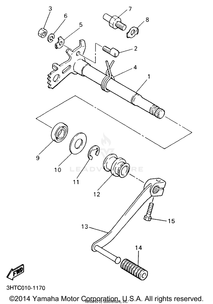 Shift Shaft Schematic