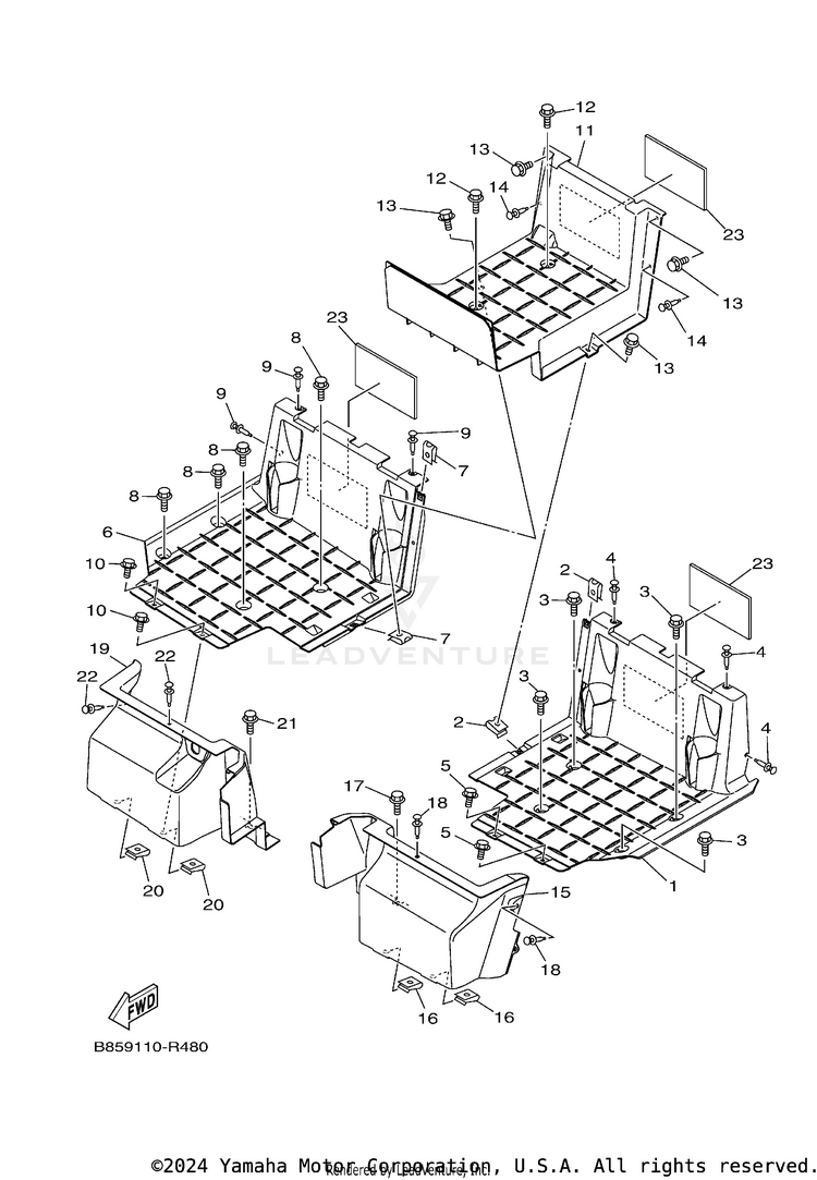 Stand & Footrest 2 Schematic