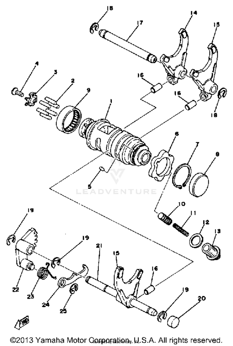 Shifter 1 Yz400d E Schematic