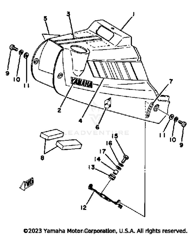 Side Cover Yt125j Schematic