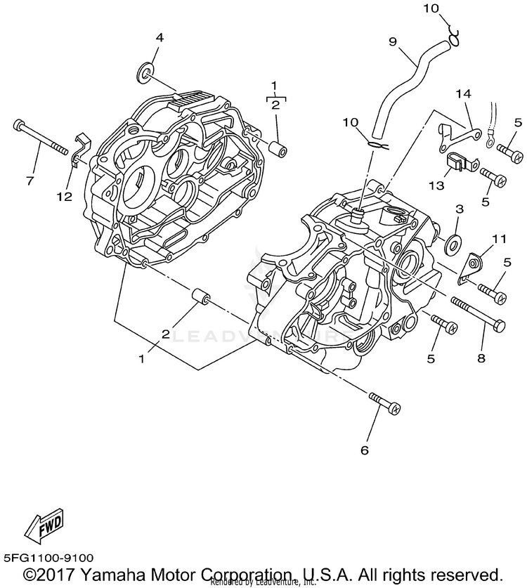 Crankcase Schematic