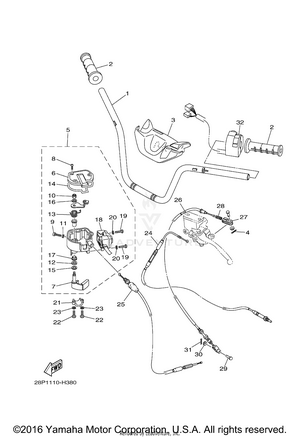 Steering Handle Cable Schematic
