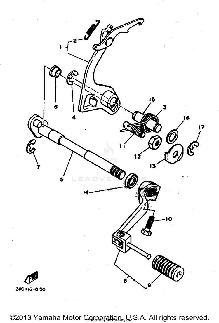 Shift Shaft Schematic