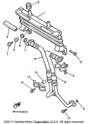 Oil Cooler Schematic