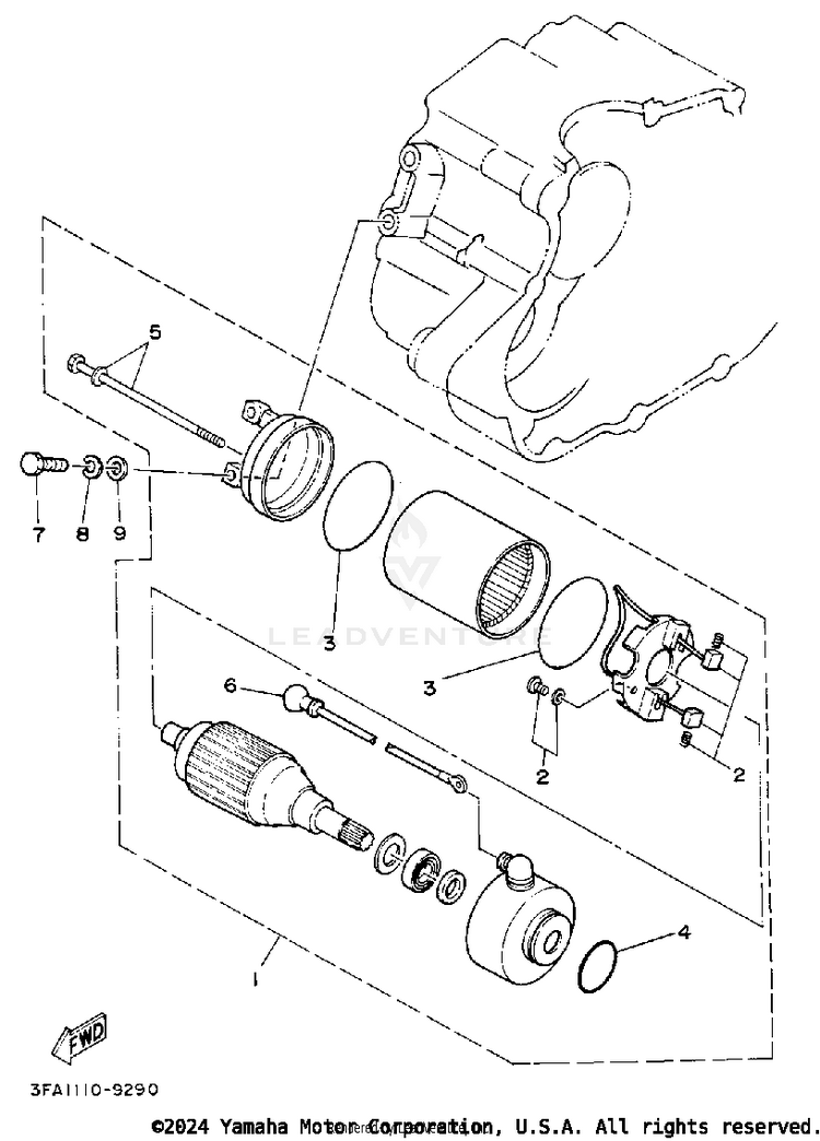 Starting Motor Schematic