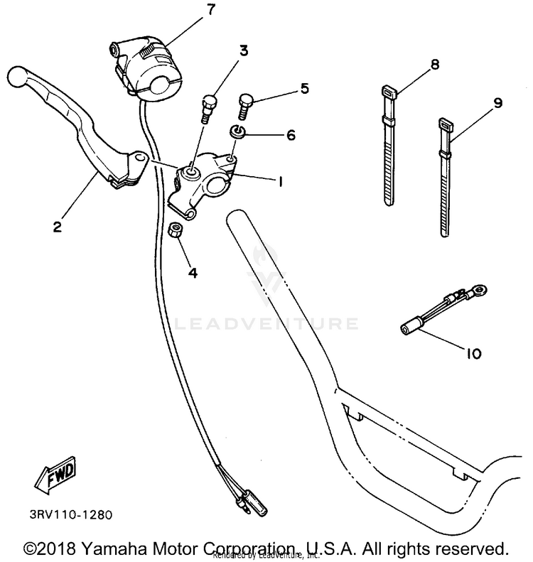 Handle Switch Lever Schematic