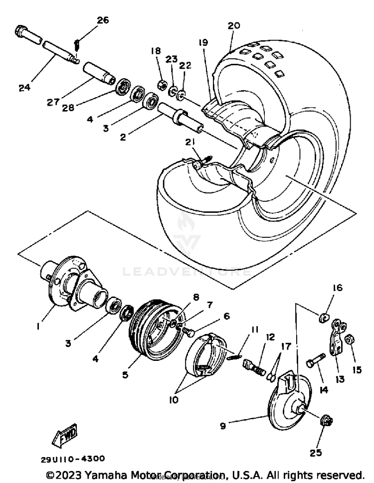 Front Wheel Schematic