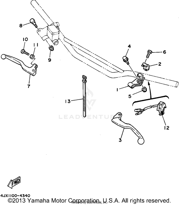 Handle Switch Lever Schematic