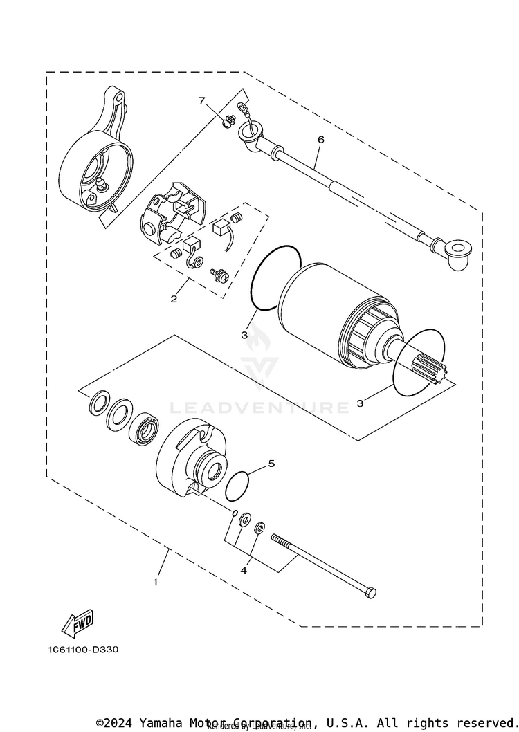 Starting Motor Schematic