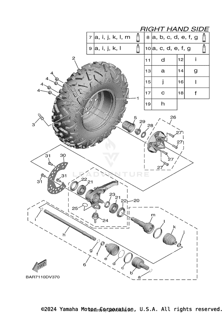 Front Wheel 2 Schematic