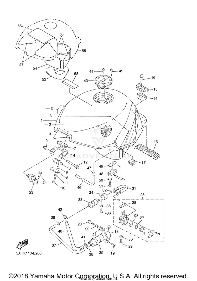Fuel Tank 1 Schematic