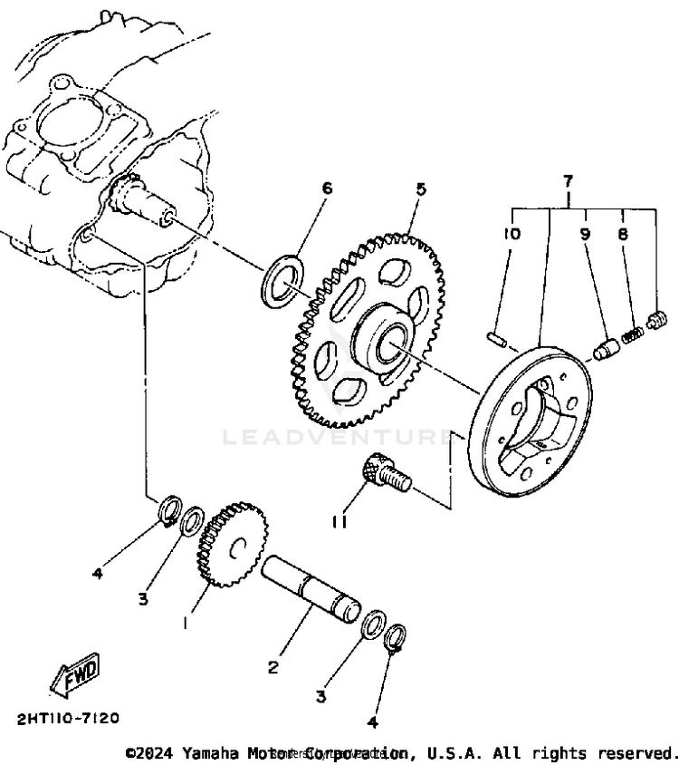 Starter Clutch Schematic