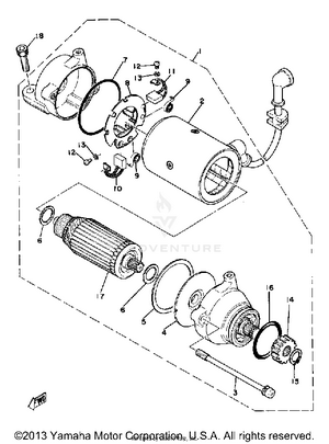 Starting Motor Schematic