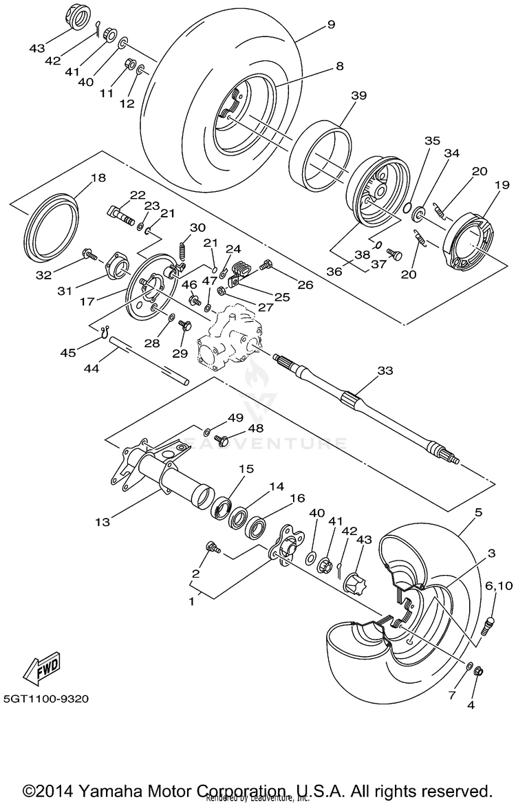Rear Wheel Schematic